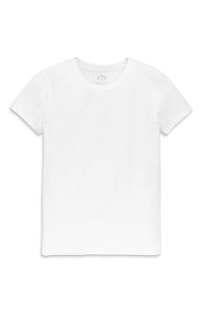 primary Adult Classic Slub Crewneck Tee in White at Nordstrom, Size X-Small