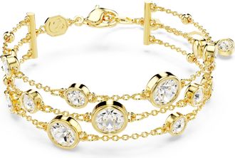 Swarovski Imber WoMens Gold Plated Metal Bracelet - 5680095 Gold Tone - One Size