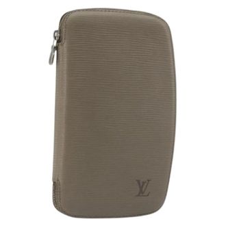 Louis Vuitton Pre-owned Long Wallet - Dames - Pre-owned - Beige - Maat: ONE Size Leer