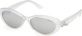 Guess GU00307 27C Womens Sunglasses White Size 56