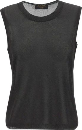 Gran Sasso Mouwloze Top - Dames - Tops zonder mouwen - Zwart - M - Tops
