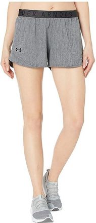 Under Armour Play Up Shorts 3.0 Twist Womens Shorts Jet Gray/Jet Gray/Black : XS (US 0-2) 3, Polyester
