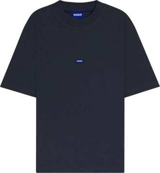 HUGO BOSS Uomo, Top, Blu, M, new