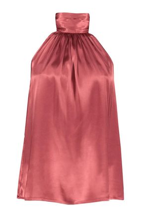 Bishop + Young Esme Tie Neck Top In Rose