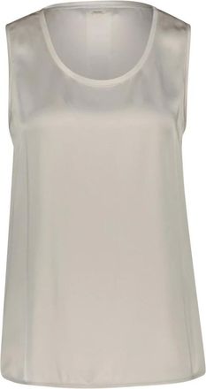 Max Mara Tops, Dames, Beige, S, Sleeveless Tops