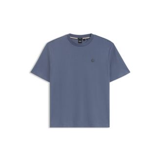 BOSS Regular-fit T-shirt in mercerized cotton