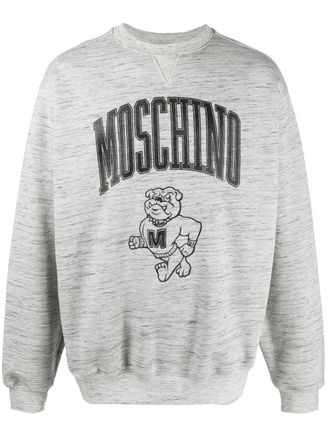 Moschino Sweater met logo - Grijs