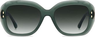 Isabel Marant IM 0248/S 1ED/9K Womens Sunglasses Green Size 55