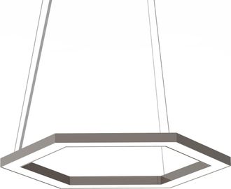 Lumicom Esagono L&aacute;mpara De Techo &Oslash;40 Monocolor Brillo