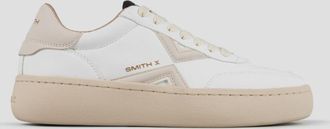 Alexander Smith Ocean Woman in white with pink side logo and heel