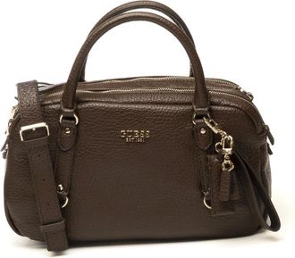 Guess Tassen, Dames, Bruin, ONE Size, Polyester, Marsha Box Satchel