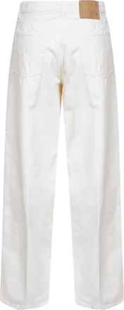 Haikure Womens Jeans Bethany Boyfriend Off White Cotton-Linen
