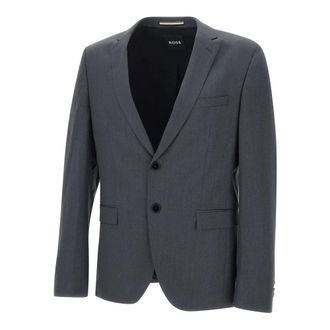 HUGO BOSS Hugo, Blazers, male, Gray, Size: 2XL Hey Reymond Blazer