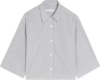 Maria McManus Striped Cotton Shirt - White - S (UK8-10 / S)