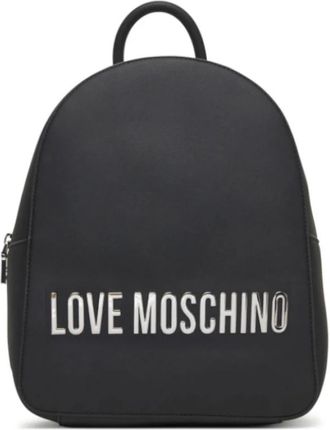 Love Moschino Logo-plaque Rugzak - Dames - Rugzakken - Zwart - ONE Size - Tassen