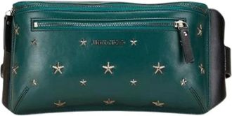 Jimmy Choo London Pre-owned Belt Bags, female, Green, Size: ONE SIZE Pre-owned Leather Crossbody Bag
