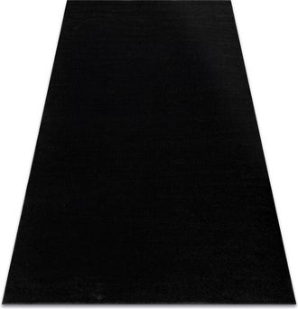 RugsX Rugsx - Alfombra Softy Llanura Color S&oacute;lido Negro Black 120x170 Cm