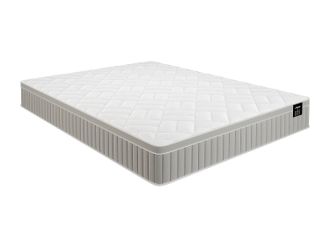 Vente-Unique Colch&oacute;n 160 x 200 cm espuma y gel viscoel&aacute;stico 7 zonas grosor 22cm - SOMIRA de YSM&Eacute;E