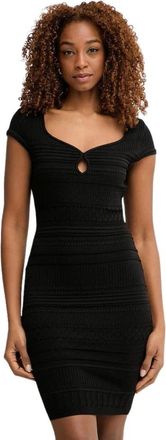 Guess Kleedjes, Dames, Zwart, L, Polyester, Michelle Jurk