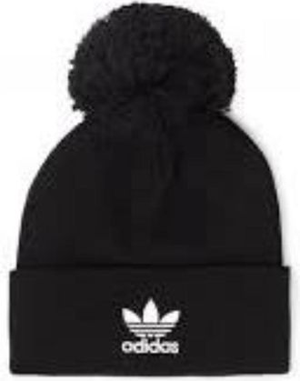 adidas Adicolor Bobble Beanie Black White ED8719