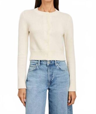Rails Norah Ribbed Cardigan In Ivory