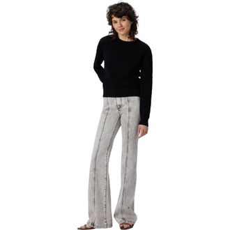 Missoni Crew Neck Sweater With Chevron Pattern in Black at Nordstrom, Size 44 It