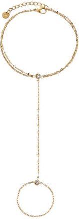 Petit Moments Layered Pav&eacute; Handchain in Gold at Nordstrom