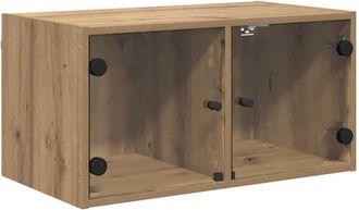 vidaXL Wall Cabinets 2 pcs Artisan Oak 68 x 37 x 35 cm Engineered Wood vidaXL