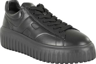 Hogan H-Stripes Leather Platform Sneakers