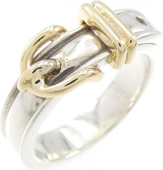 Herm&egrave;s Silver 925 Band Ring (Pre-Owned)