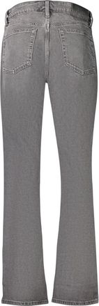 Calvin Klein High-Rise Straight Jeans - Black