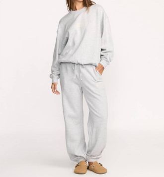 Billabong So Sunny Kendal Sweatshirt In Heather Gray