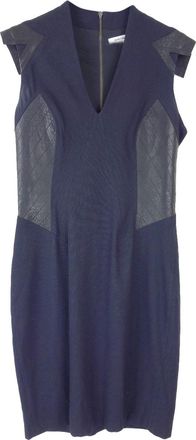 Helmut Lang contrast-panel dress Size XS