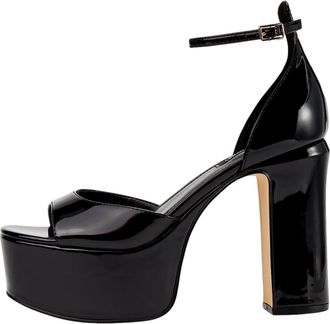 Nine West Liya Black Patent WNLIYA3-001 Womens