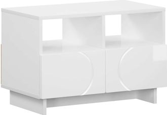 vidaXL Soporte De Tv 60 X 34.5 X 40 Cm Blanco Brillante Vidaxl