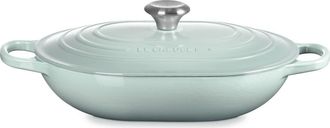 LE CREUSET 3.75-Quart Oval Enameled Cast Iron Casserole in Sea Salt at Nordstrom
