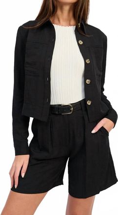 En Saison Cara Jacket In Black