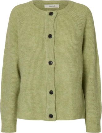 Selected Dames, Truien, Groen, Maat: XS