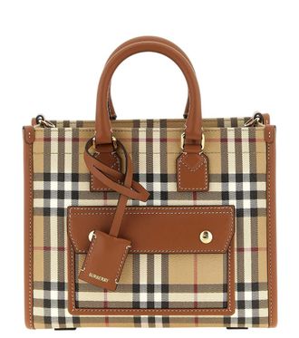 Burberry Beige Freya Mini Tote