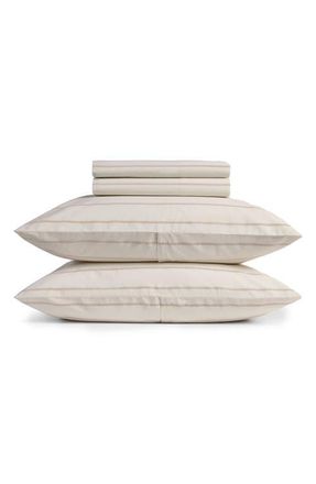 Parachute Brushed Cotton Sheet Set in Cream/latte at Nordstrom, Size Queen