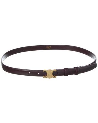 Celine Triomphe Leather Belt