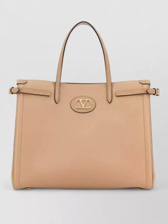 Valentino Garavani vlogo signature leather tote bag shopping