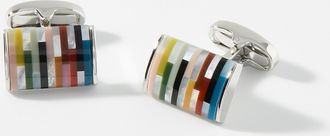 Paul Smith Mens Colourful signature cuff links