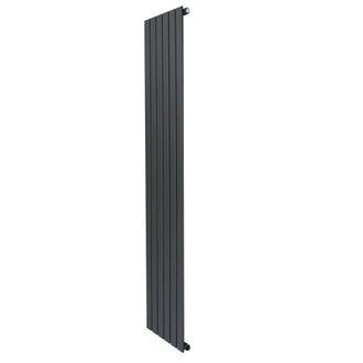 MonsterShop Flat Single Column Radiator - 1800 x 420mm - Anthracite Grey