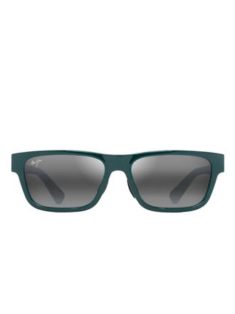 Maui Jim Keola rectangle-frame sunglasses - Groen