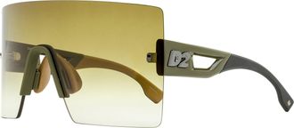 Dsquared2 Mens Hype Shield Sunglasses D2 0126/S XL786 Brown/Green 99mm