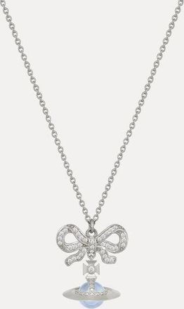 Vivienne Westwood Octavie Pendant Necklace Platinum-light-blue-white-cz Platinum-light-blue-white-cz Women