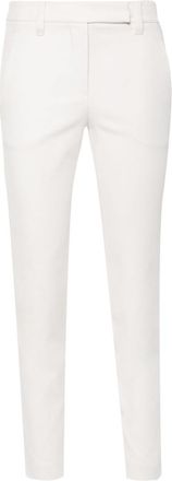 Brunello Cucinelli Beige Slim cropped trousers