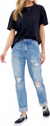 Judy Blue Beth Boyfriend Jeans - Plus In Light Wash