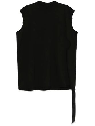 Rick Owens jersey-texture tank top - Black